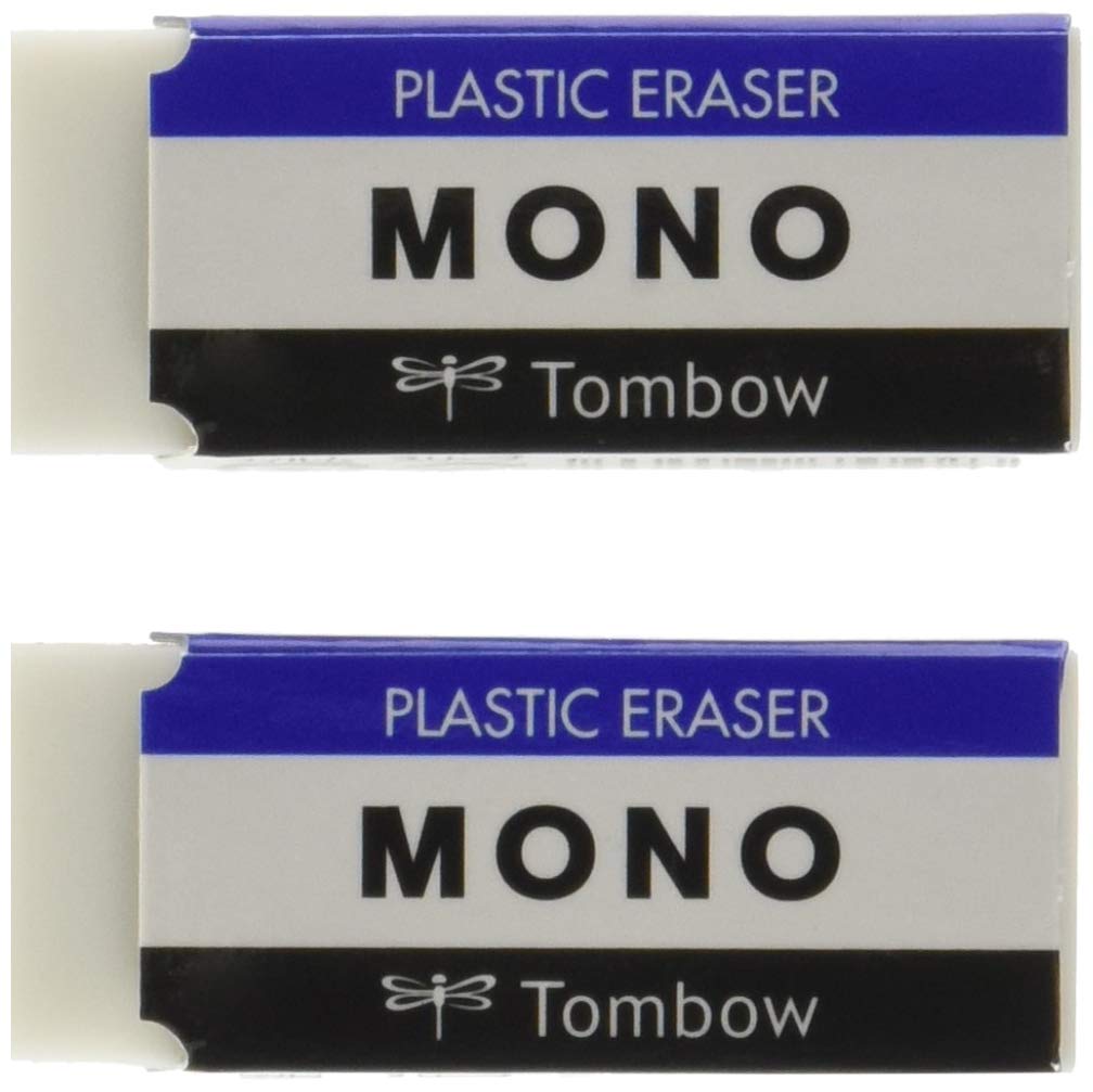 Amazon.co.jp: MONO プラスチック 消しゴム 2個入 : Office Products